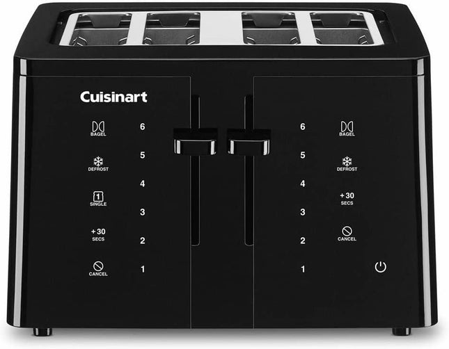 Cuisinart 4-Slice Touchscreen Toaster CPT-T40 Black - Certified Refurbished
