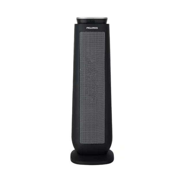 Pelonis 1500-Watt 23 in. Digital Tower Indoor Ceramic Heater Quiet Operation W/Safety Overheat Protection and Fan Mode Black PHT23D7ABB - Certified Refurbished