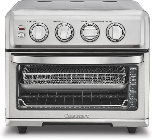 Cuisinart Air Fryer Toaster Oven with Grill TOA-70 Stainless Steel - Certified Refurbished