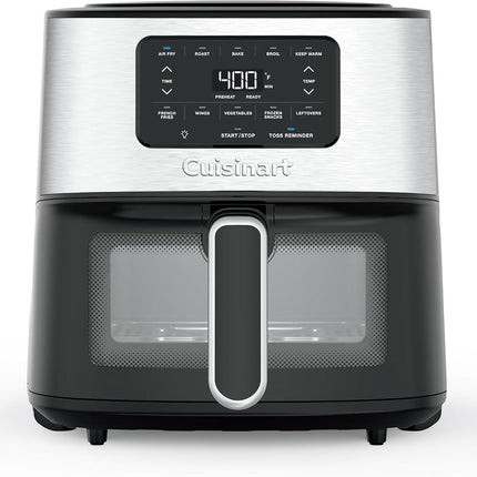 Cuisinart 6 Quart Digital Air Fryer AIR-200 Stainless Steel/Black - Certified Refurbished