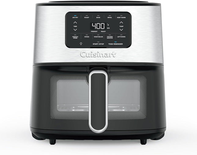 Cuisinart 6 Quart Digital Air Fryer AIR-200 Stainless Steel/Black - Certified Refurbished
