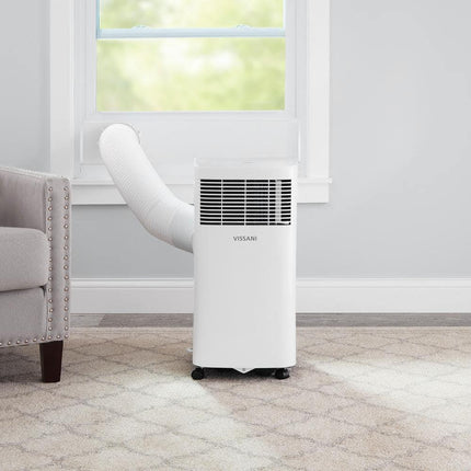 Vissani 3-in-1 Portable Air Conditioner 5,000 BTU 115-Volt 150 Sq.Ft. White - Certified Refurbished