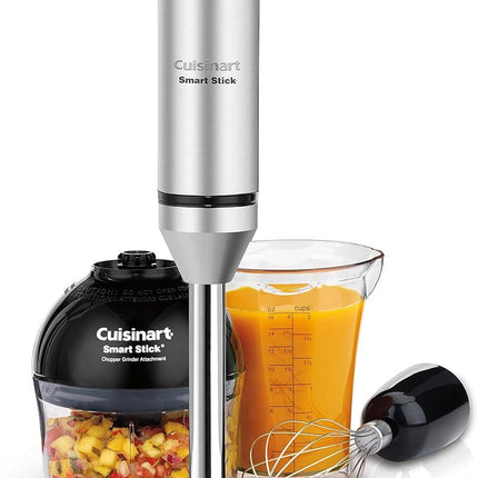 Cuisinart 2 Speed Smart Stick Hand Blender Set with Powerful 300 Watt Motor Certified Refurbished