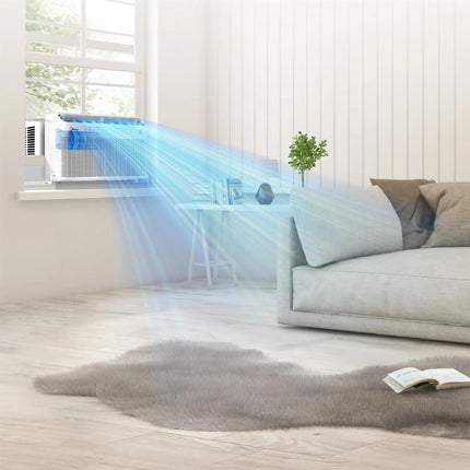 Midea 8,000 BTU U-Shaped Smart Window Air Conditioner 350 Sq. Ft. White MAW08V1QWT - Certified Refurbished