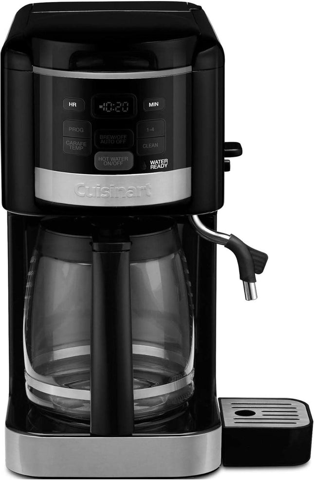 Cuisinart Coffee Plus 12 Cup Coffee Maker & Hot Water System CHW-16 Black - Certified Refurbished
