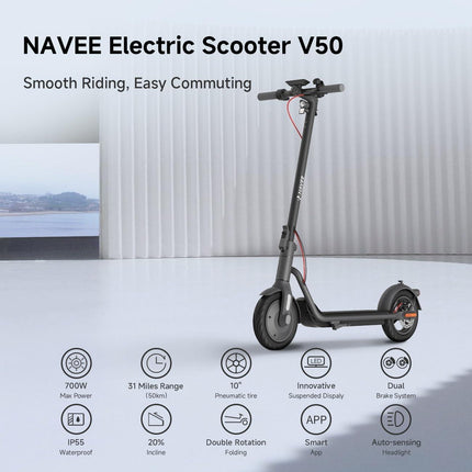 Navee V50 Electric Scooter 700W - Certified Refurbished