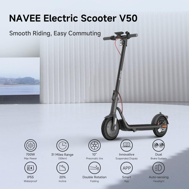 Navee V50 Electric Scooter 700W - Certified Refurbished