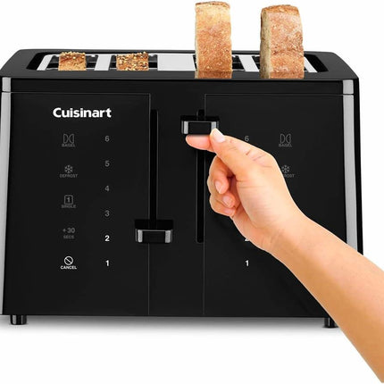 Cuisinart 4-Slice Touchscreen Toaster CPT-T40 Black - Certified Refurbished