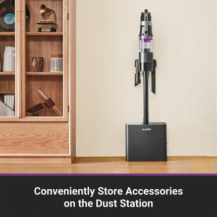Eureka NEC490 Stylus Elite Cordless Stick Vacuum Cleaner Purple Color Certified Refurbished