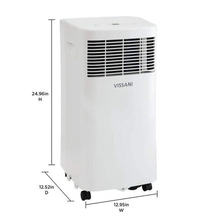Vissani 3-in-1 Portable Air Conditioner 5,000 BTU 115-Volt 150 Sq.Ft. White - Certified Refurbished