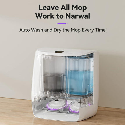 Narwal T10 Robot Vacuum and Mop Comb With Base Station - Certified Refurbished