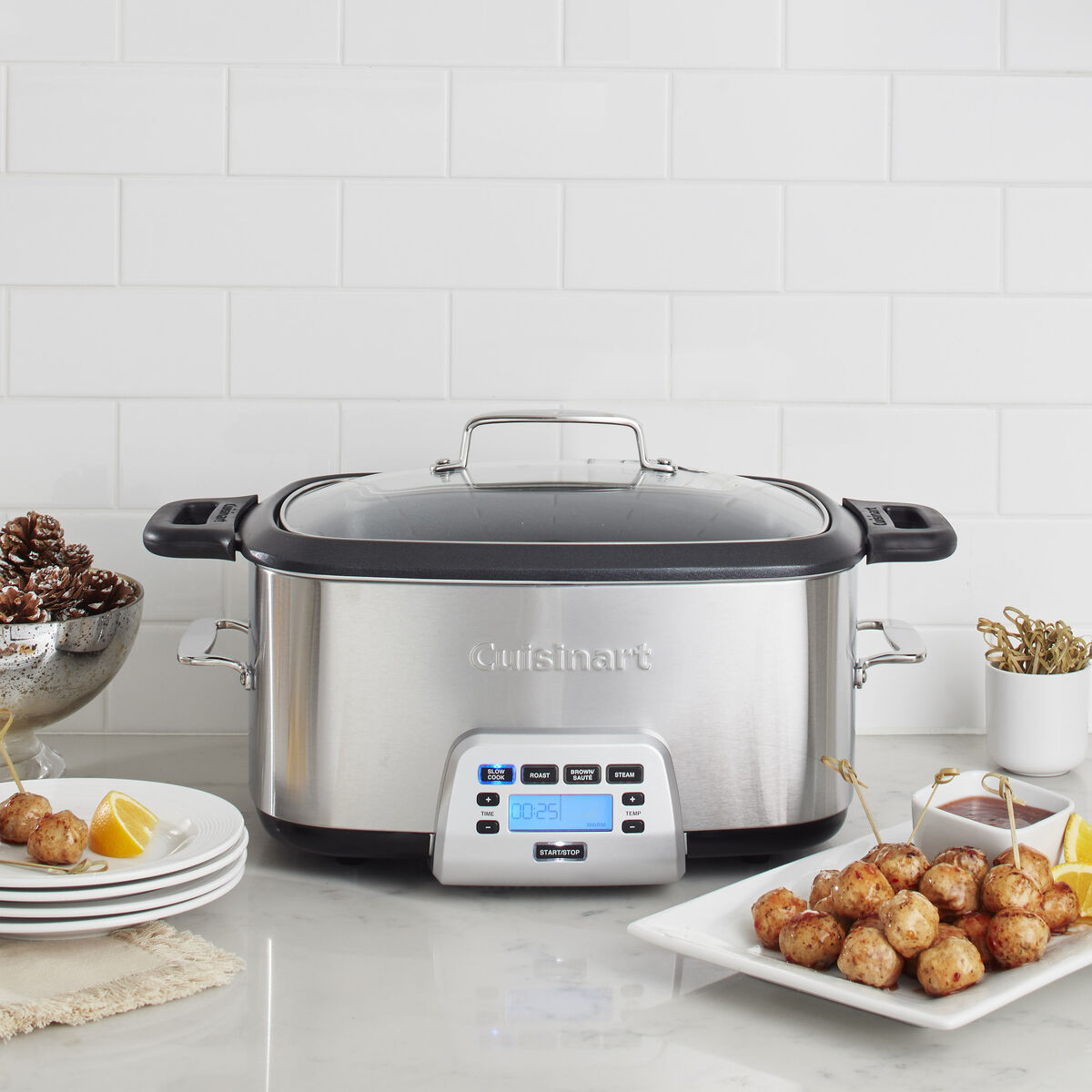 Cook Central® 4-in-1 7QT Multicooker - Certified Refurbished
