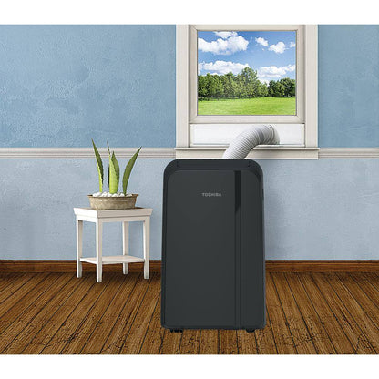 10,000 BTU (13,500 BTU ASHRAE) 115-Volt Smart Wi-Fi Portable Air Conditioner up to 450 sq. ft. Cools and Dehumidifies  (Renewed)