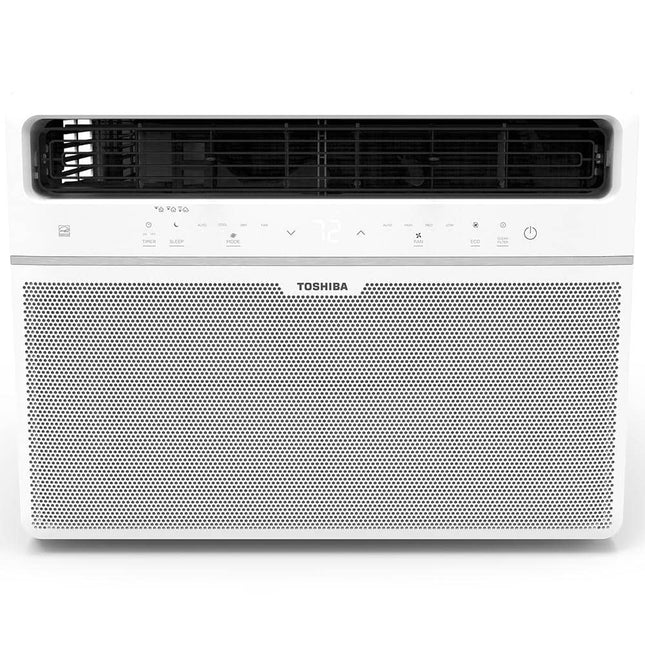 Toshiba 14,500 BTU 115-Volt Smart Wi-Fi Touch Control Window Air Conditioner with Remote for up to 700 Sq. Ft. White WK1515CWRUFR Certified Refurbished